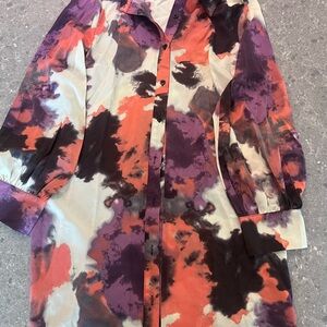SHEIN Multicolor Abstract Shirt New